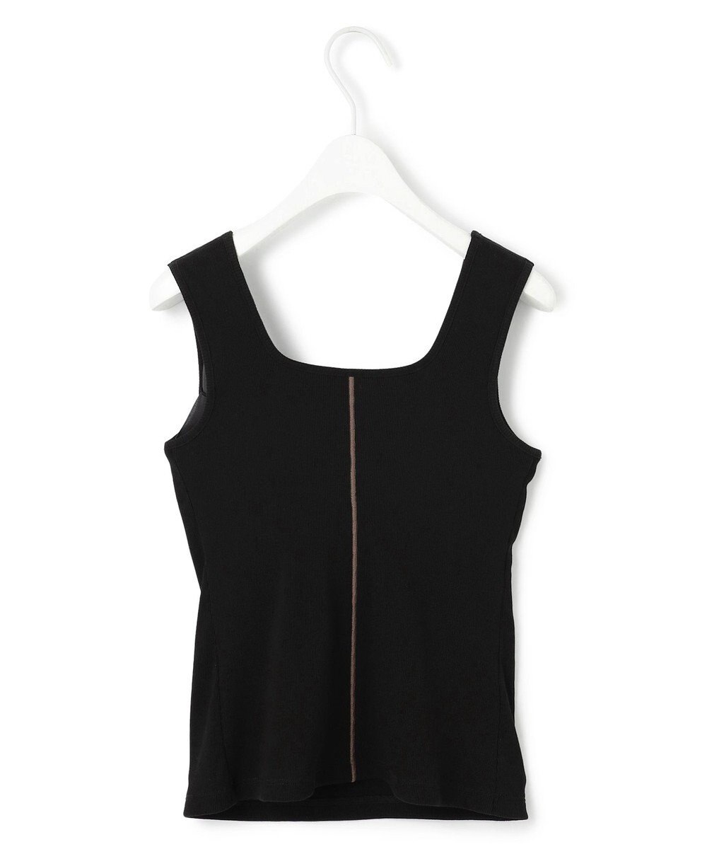 ICB 【洗える】【OUR WACOAL コラボ】カップイン スクエアネック タンクトップ 