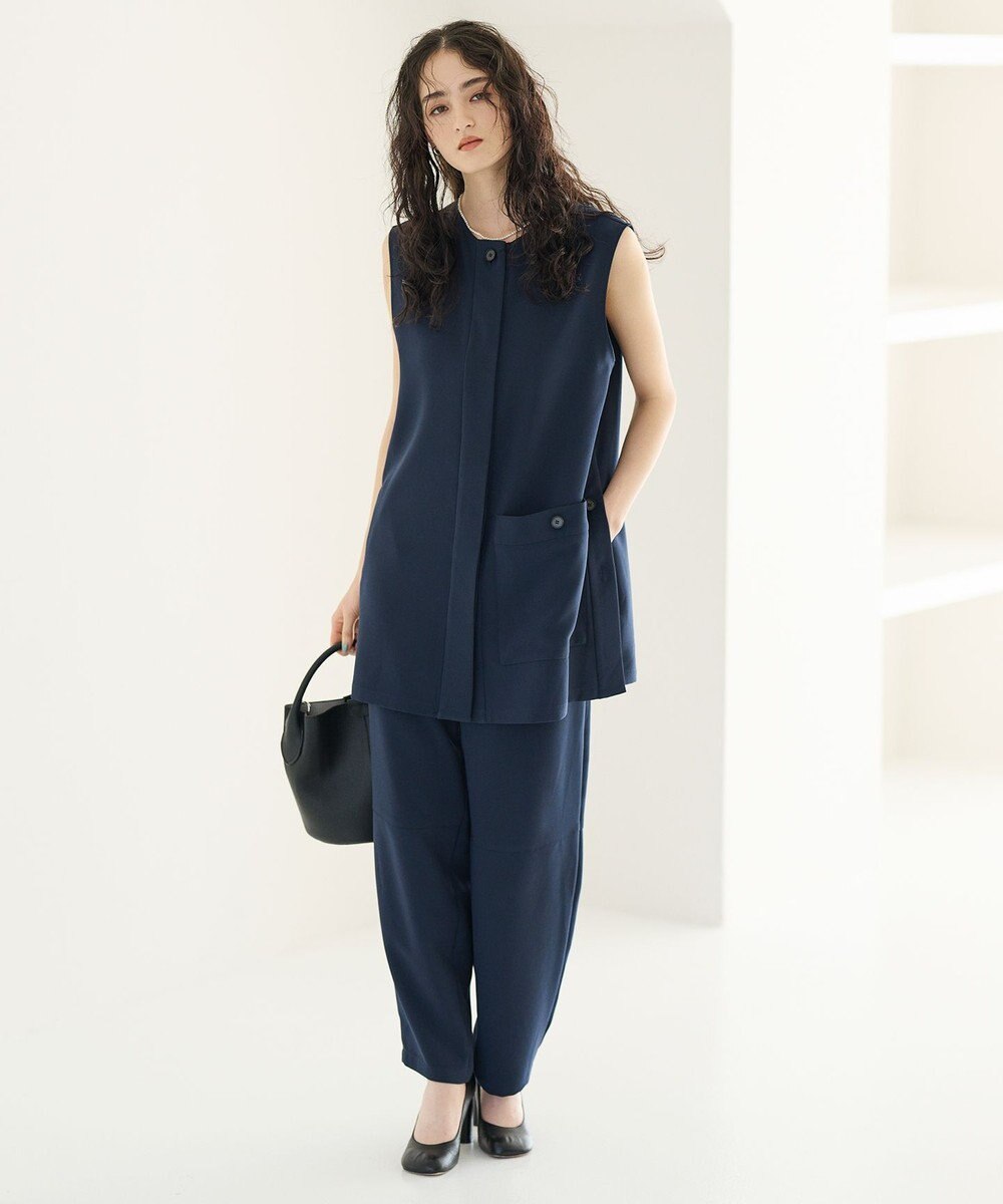 #Newans ロングシャツベスト 