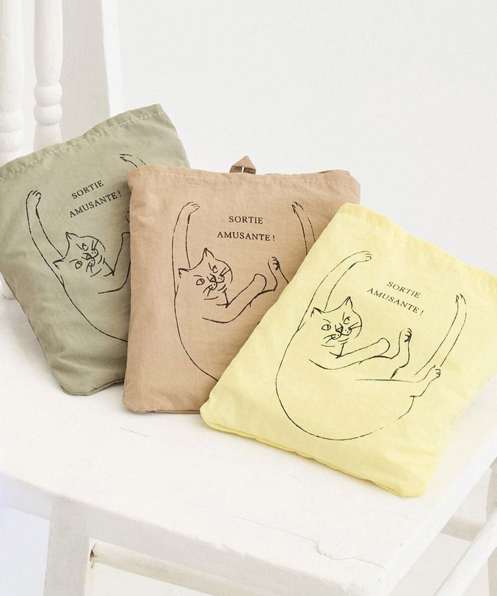 ROOTOTE 3543【ルートート】EU.ルーショッパー.ブラサガリネコ-B 