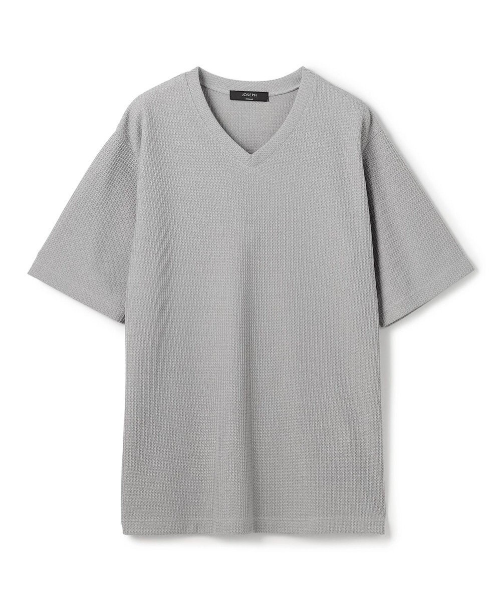 JOSEPH HOMME 【新色追加】メランジクロスジャージー　Vネックカットソー 