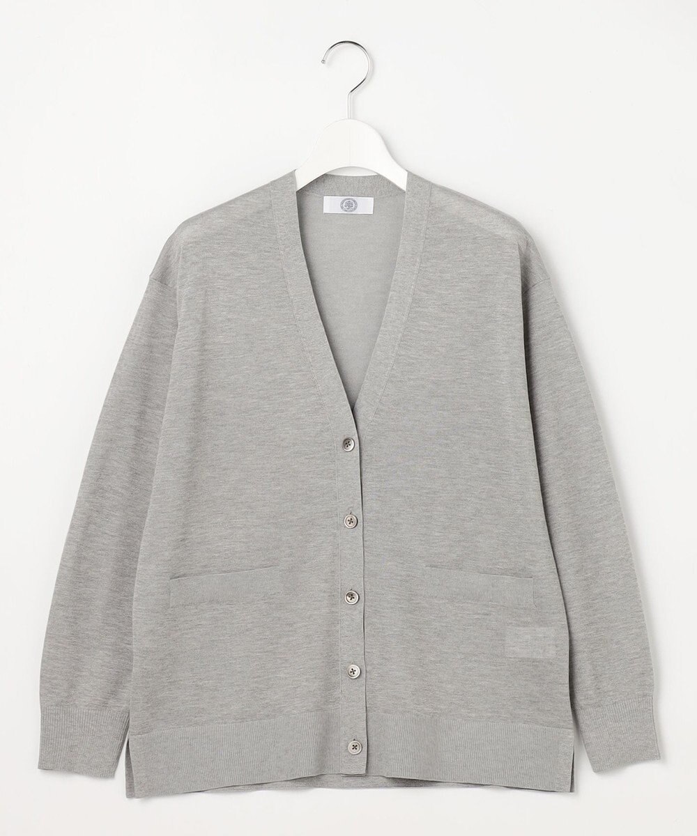 J.PRESS LADIES Vis/Pe スパーク ニット カーディガン 