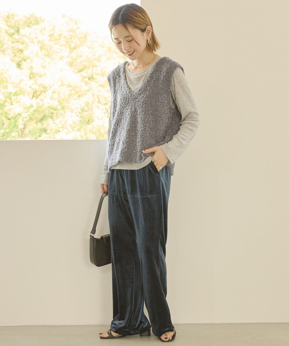 AMERICAN HOLIC ベイカーベロアパンツ 