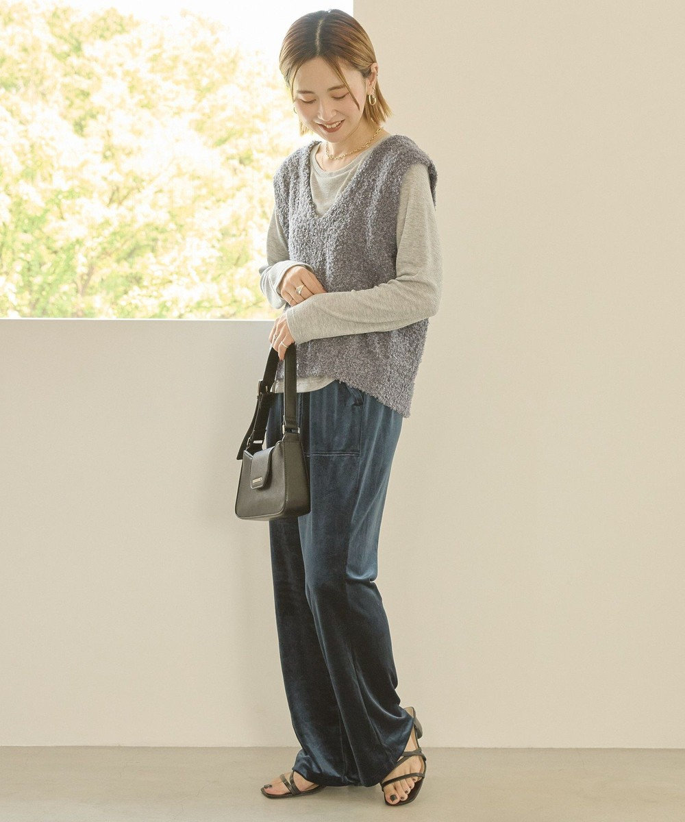 AMERICAN HOLIC ベイカーベロアパンツ 