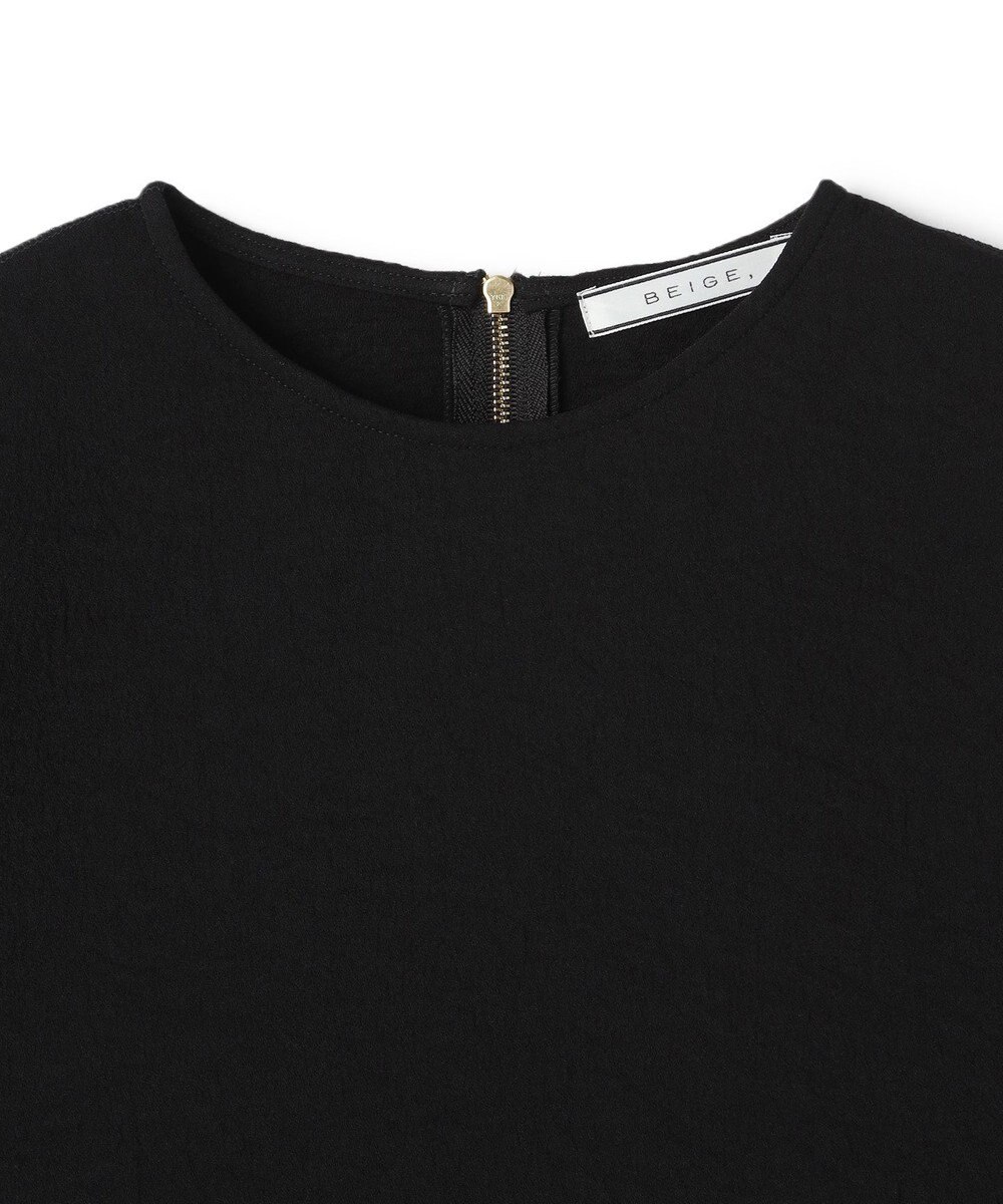 BEIGE， BROOM / スウェット風ライトフォルムプルオーバー 