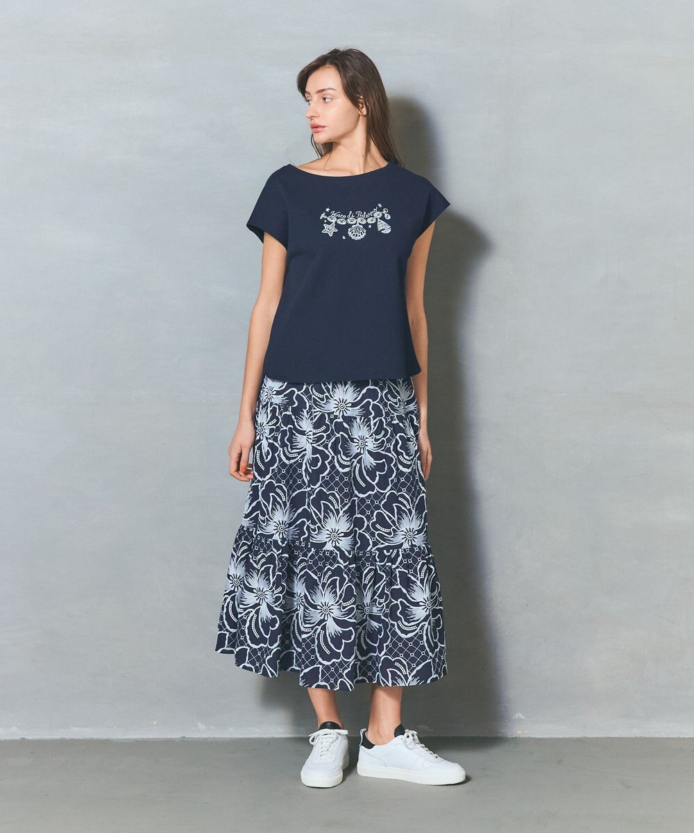 GRACE CONTINENTAL シェルモチーフフレンチT 