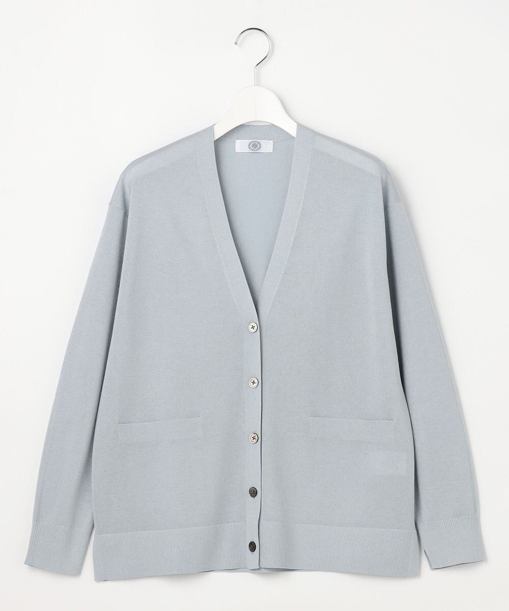 J.PRESS LADIES Vis/Pe スパーク ニット カーディガン 