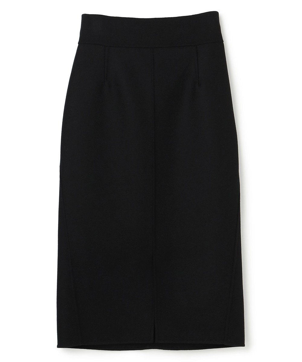 BEIGE， CHAMPIONNET  / ウールメルトン  Iラインスカート 