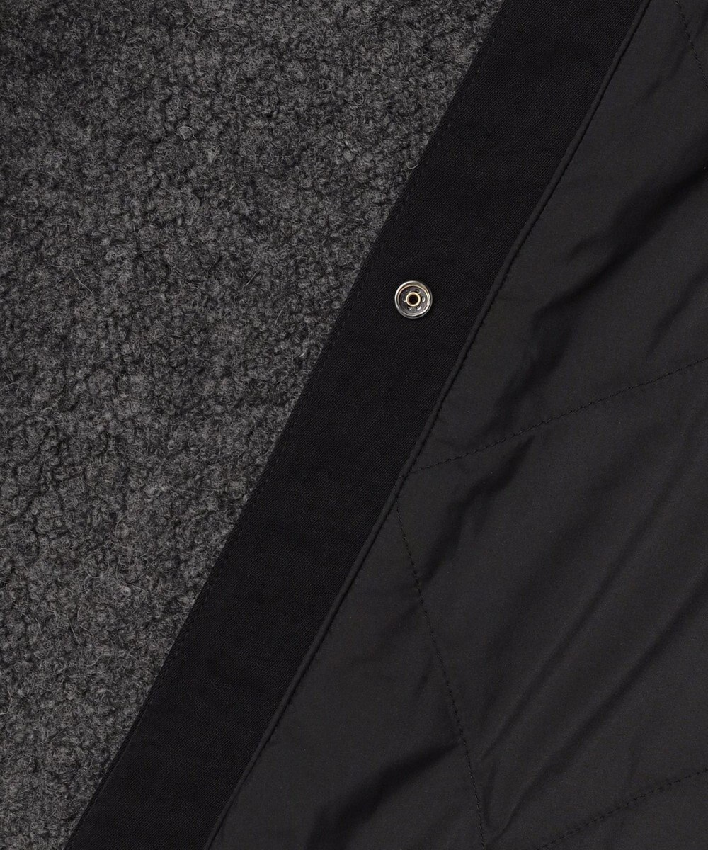 ICB L 【リバーシブル着用可能】 リバーシブルキルト ミドル丈コート 