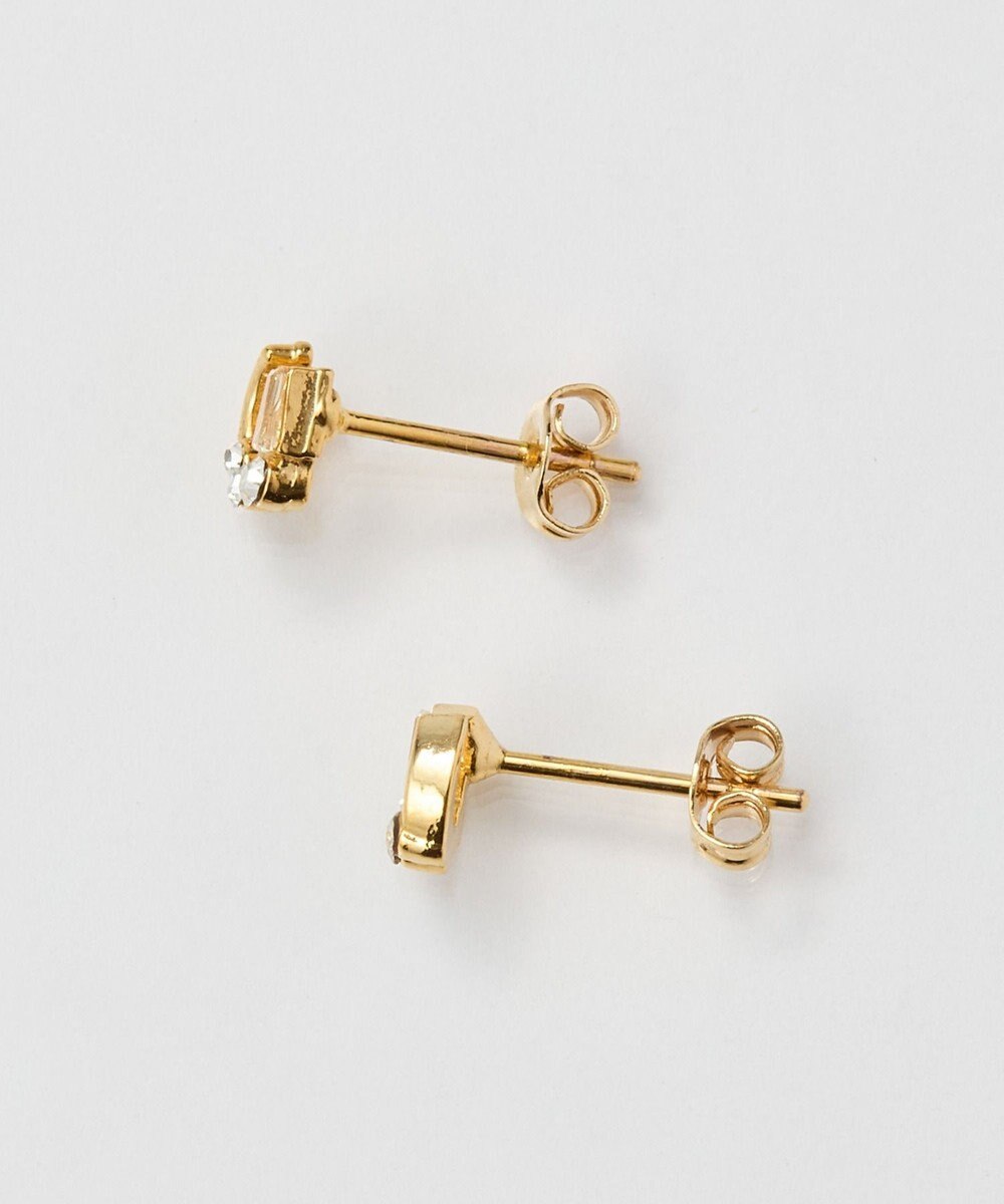 Phoebe 〈オンワード限定セット〉ラッキーホースシューピアス×シャインベゼルセッティングネックレス 