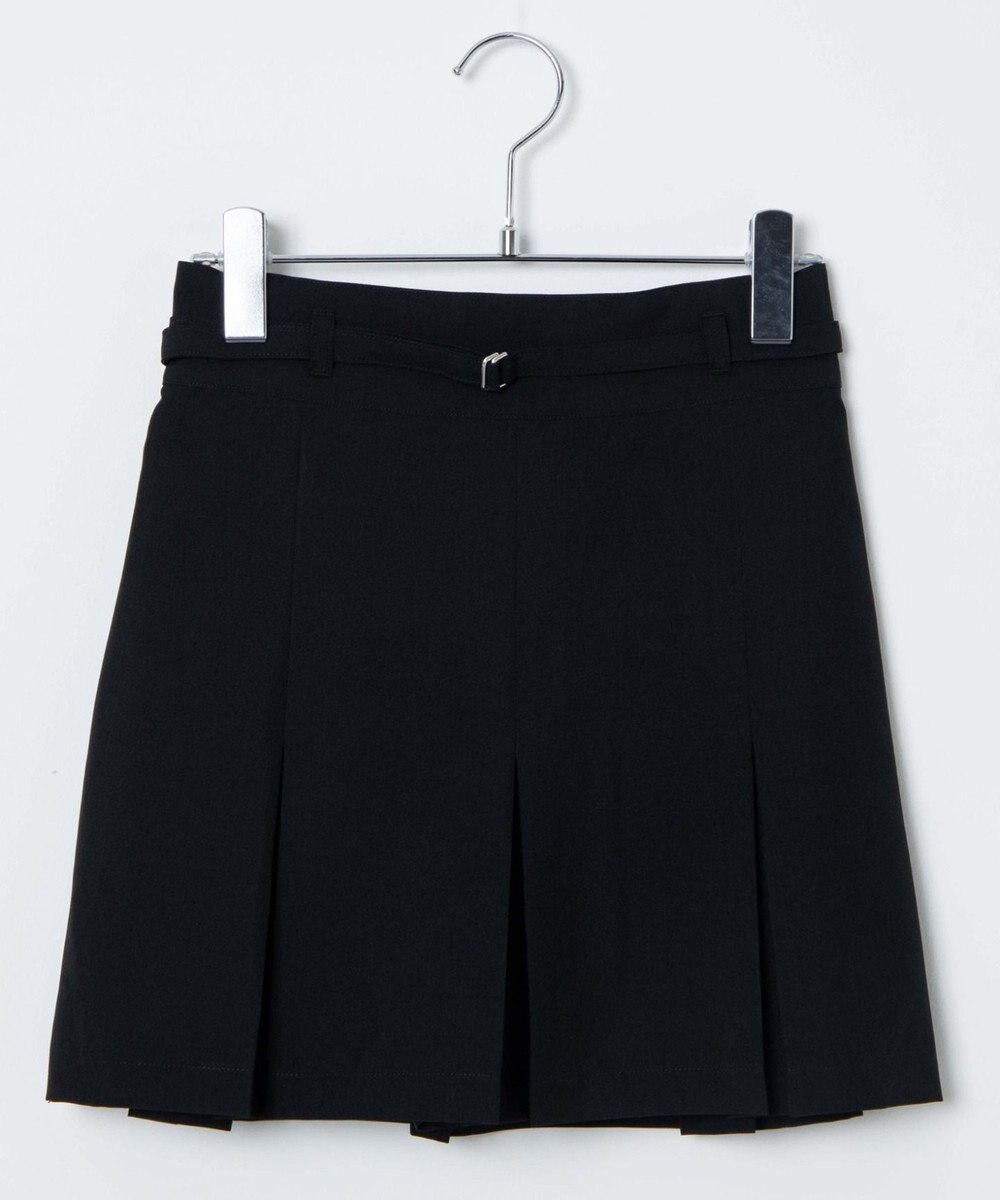 WEGO 【SETUP可】リネンライクプリーツミニスカパン 