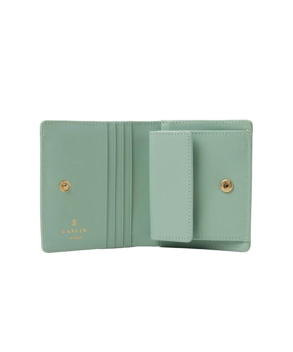 LANVIN en Bleu リュクサンブール 二つ折りコンパクト財布 