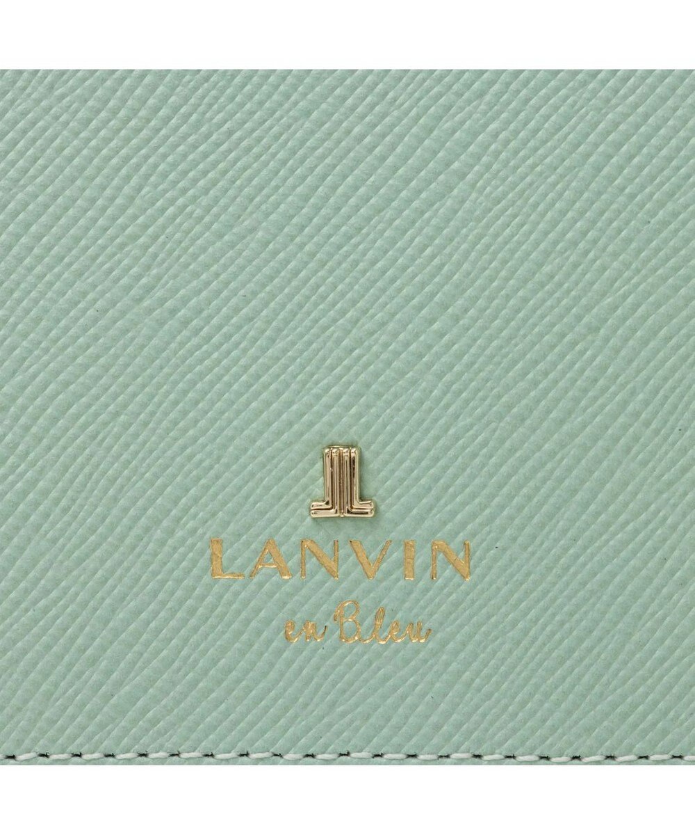 LANVIN en Bleu リュクサンブール 二つ折りコンパクト財布 