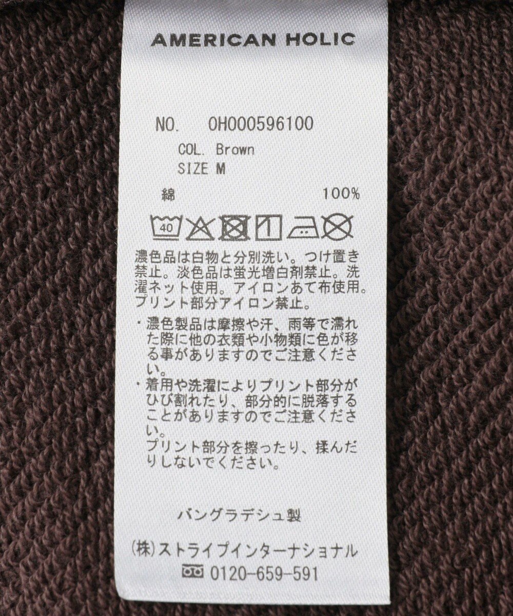 AMERICAN HOLIC アソートロゴルーズドルマンプルオーバー 