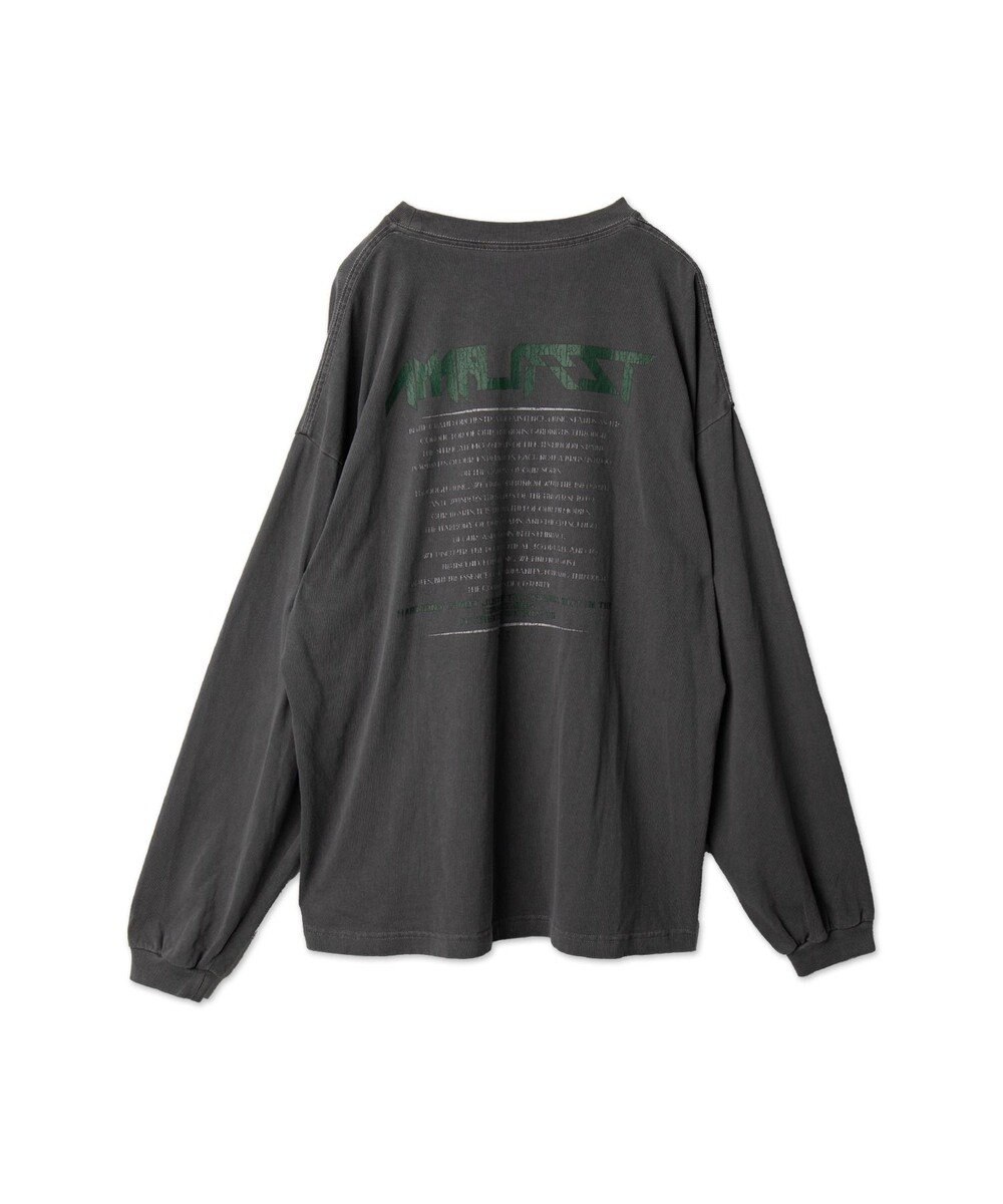 WEGO 【ユニセックス着用ITEM】ピグメントグラフィックT（LS） 