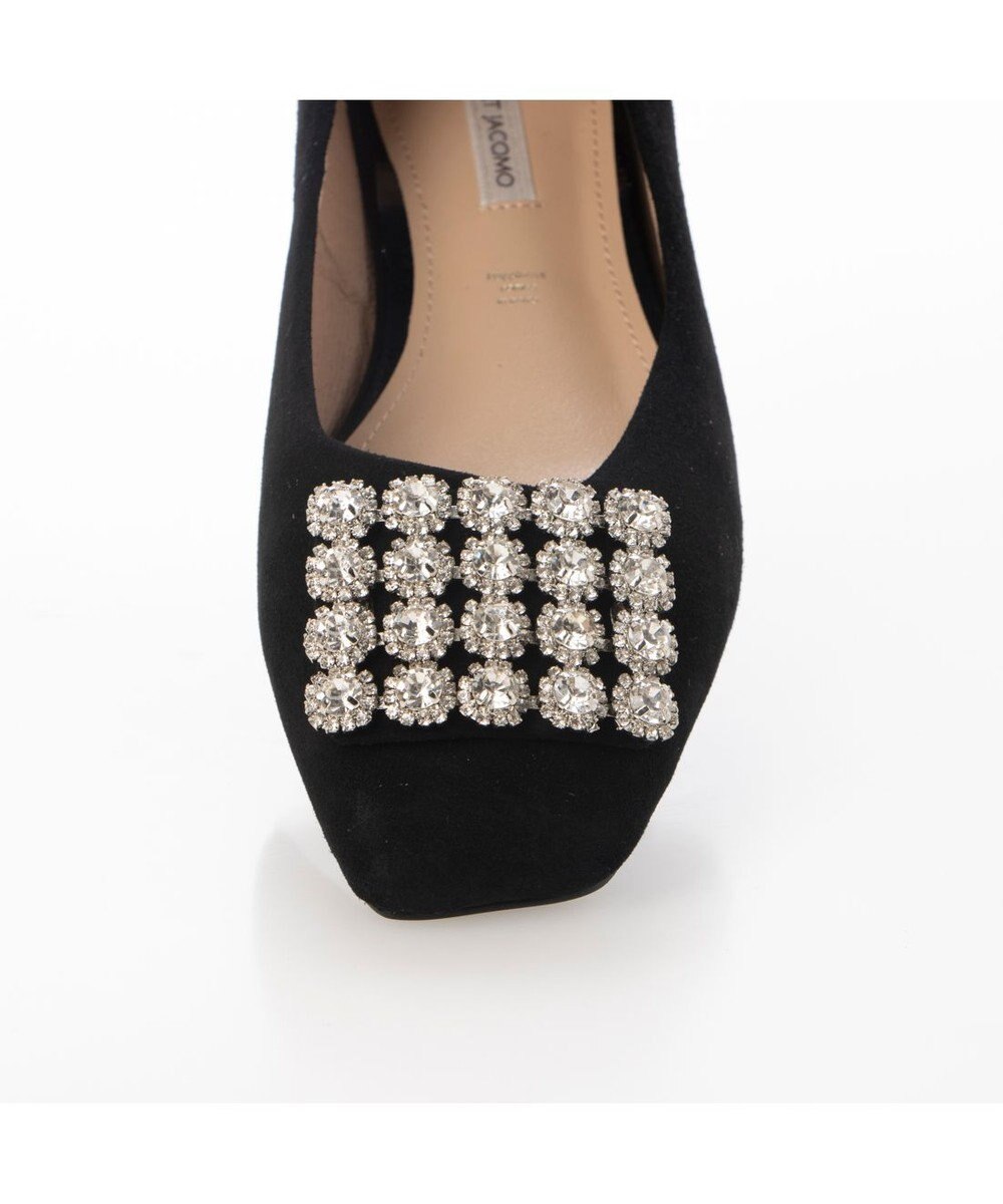 MODE ET JACOMO <MODE ET JACOMO>アシンメトリービジューフラットパンプス 