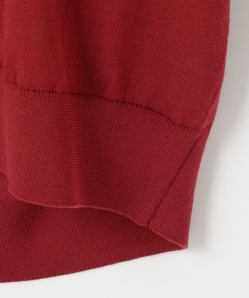 23区 【SLOW/一部店舗限定】コットンシルク Vネック ニット 