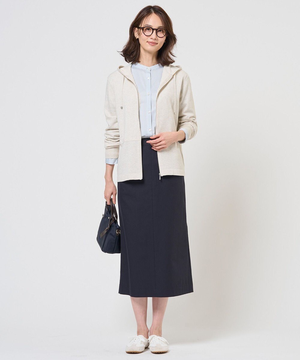 J.PRESS LADIES S TCリネン ドライツイル ナロー スカート 