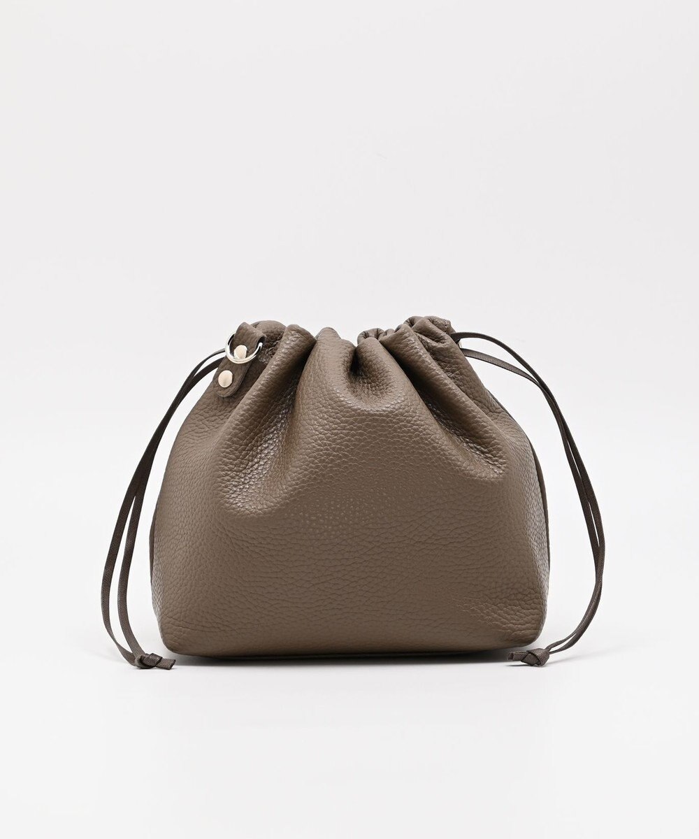 blancle シュリンクレザー ドローストリング2wayバッグ 