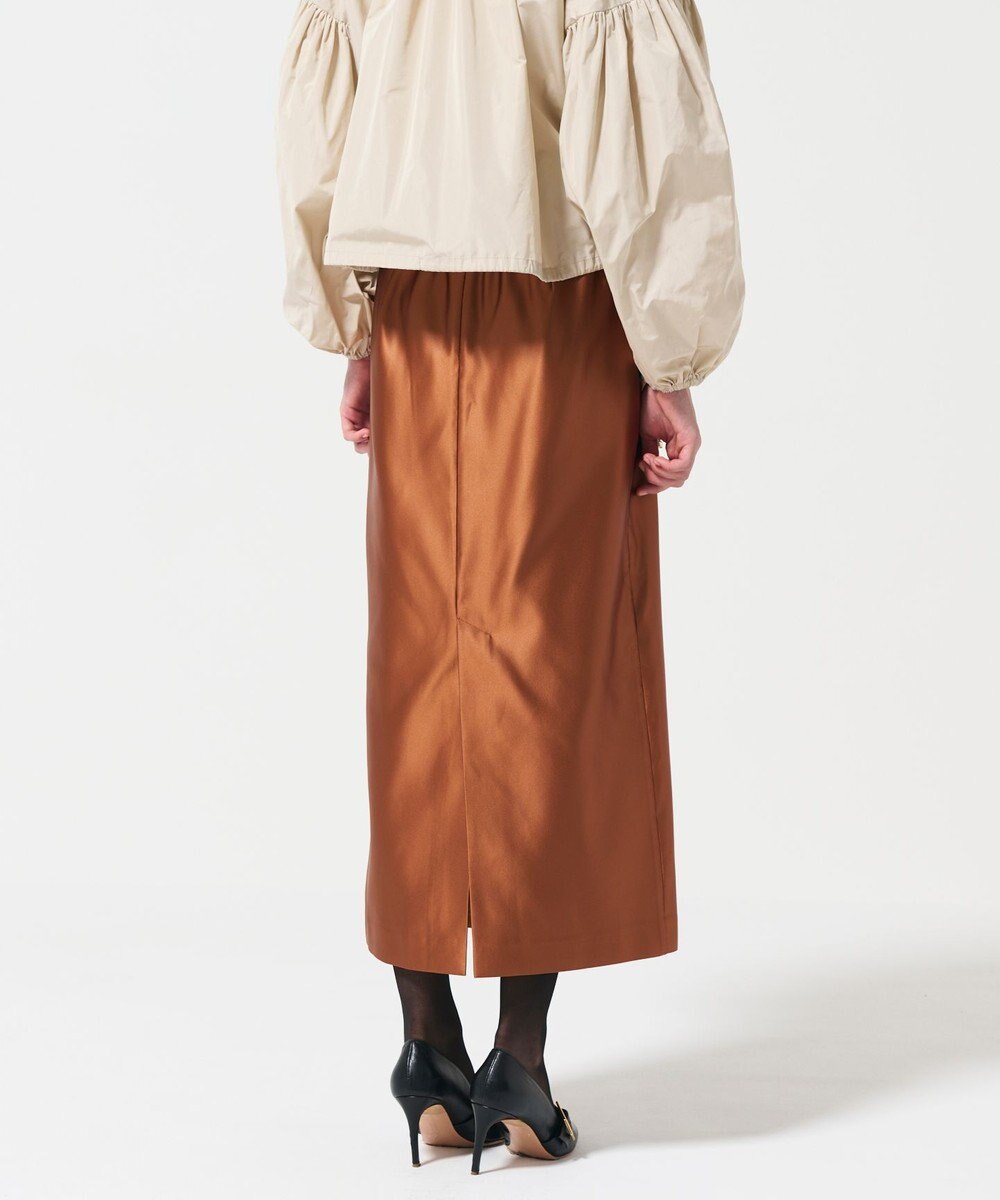 GRACE CONTINENTAL コーティングラップスカート 