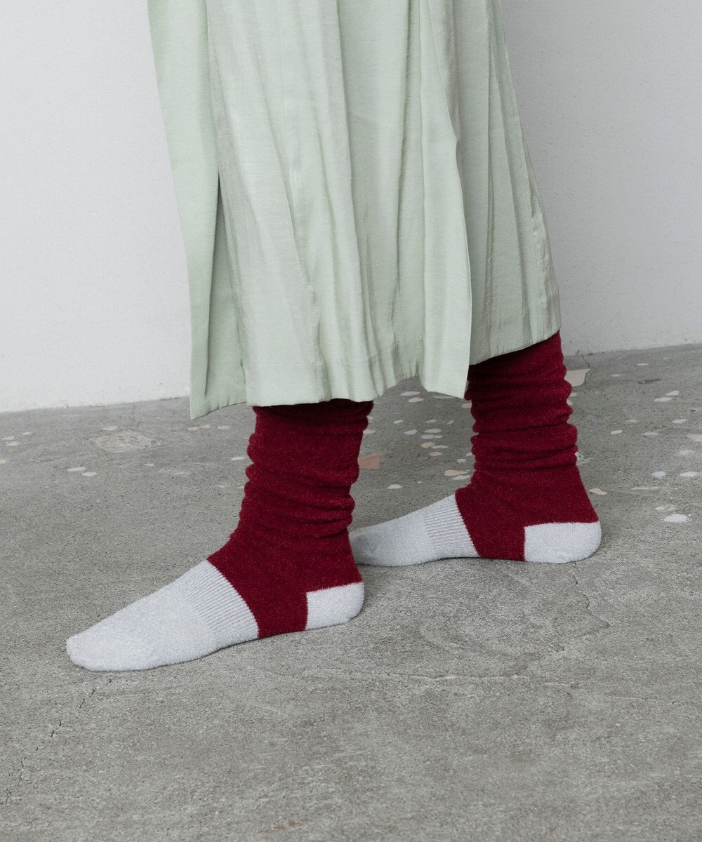 TRICOTE ギャザールーズハイソックス 