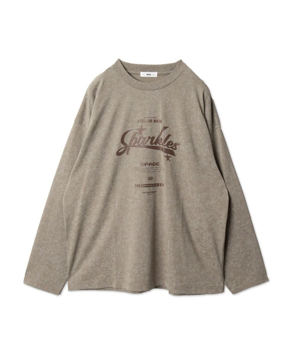 WEGO 【ユニセックス着用ITEM】スノーダイグラフィックT（LS） 