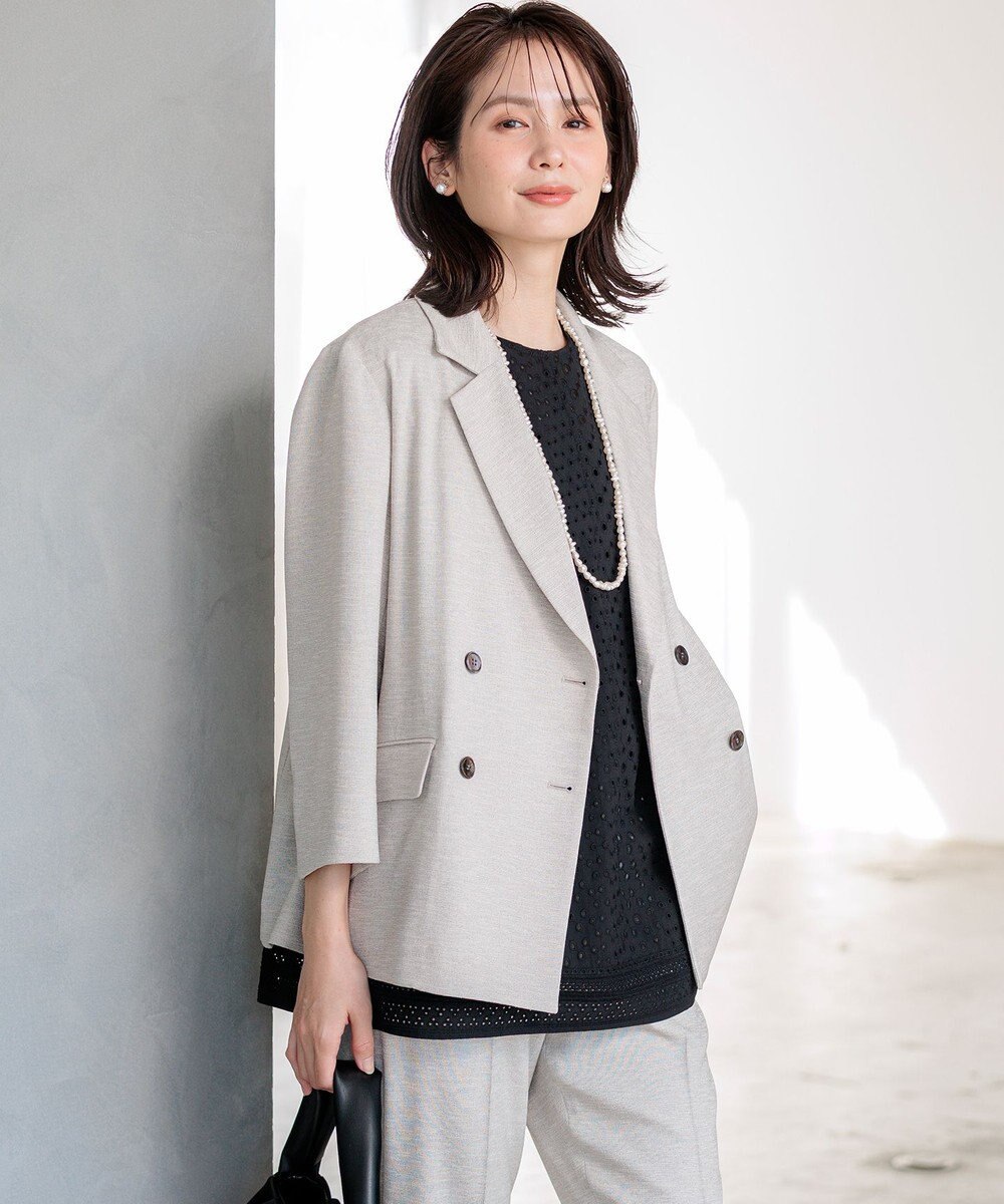 組曲 ライトリネンライク ジャケット 