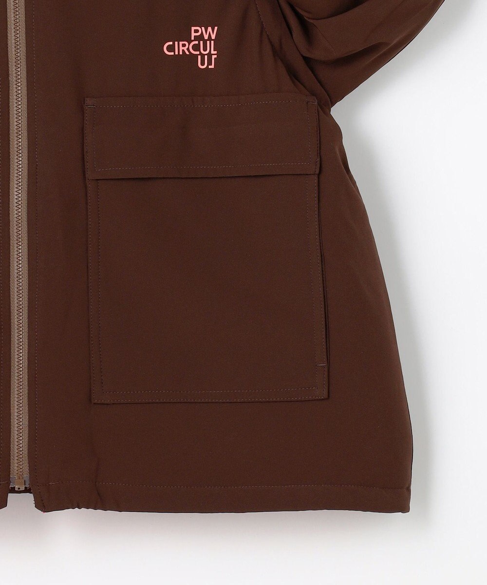 PW CIRCULUS 【撥水加工 / ストレッチ】【WOMEN】デタッチャブルキルティング中綿ブルゾン ゴルフウェア レディース 