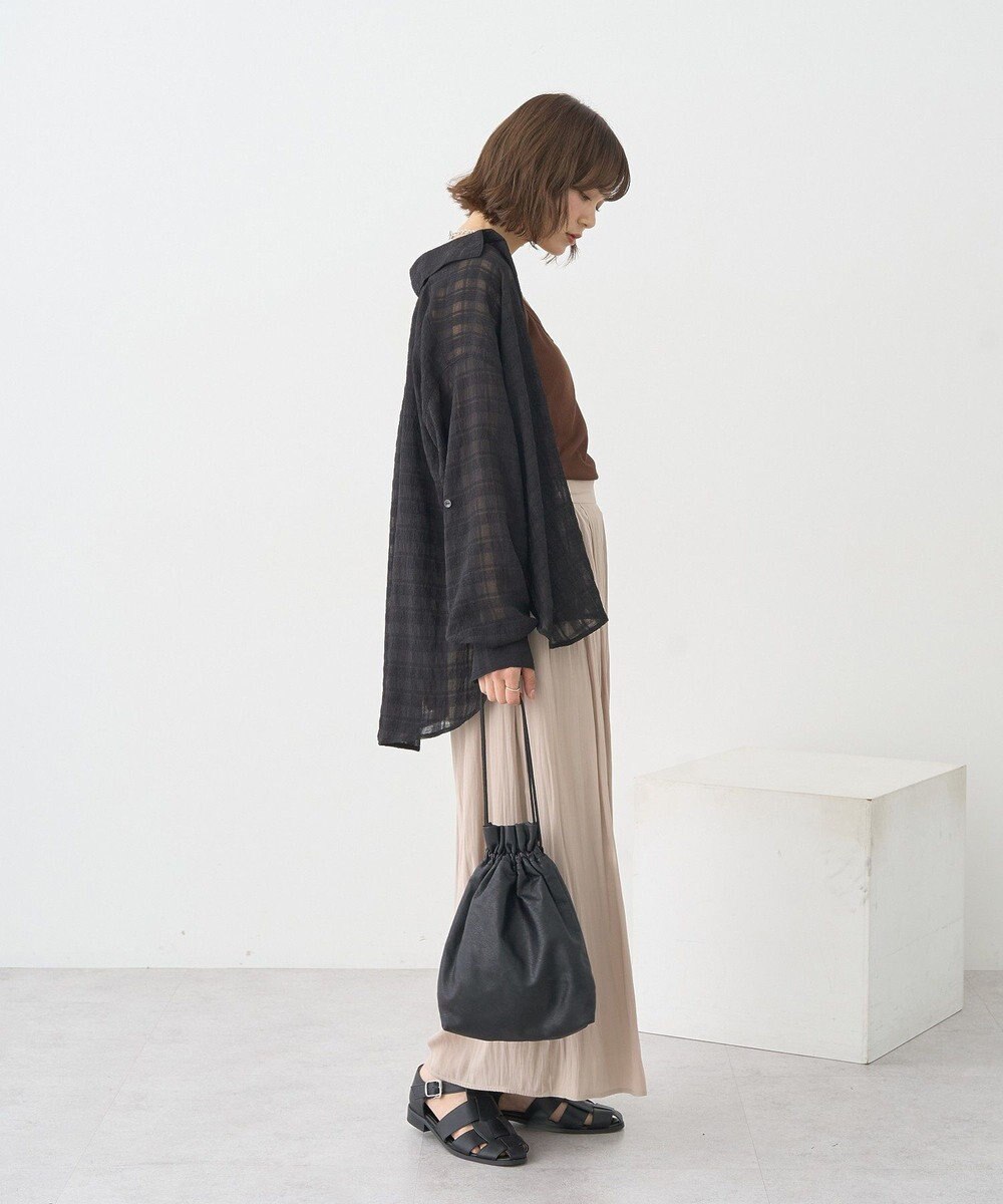 earth music&ecology 配色レイヤードタンクトップ 