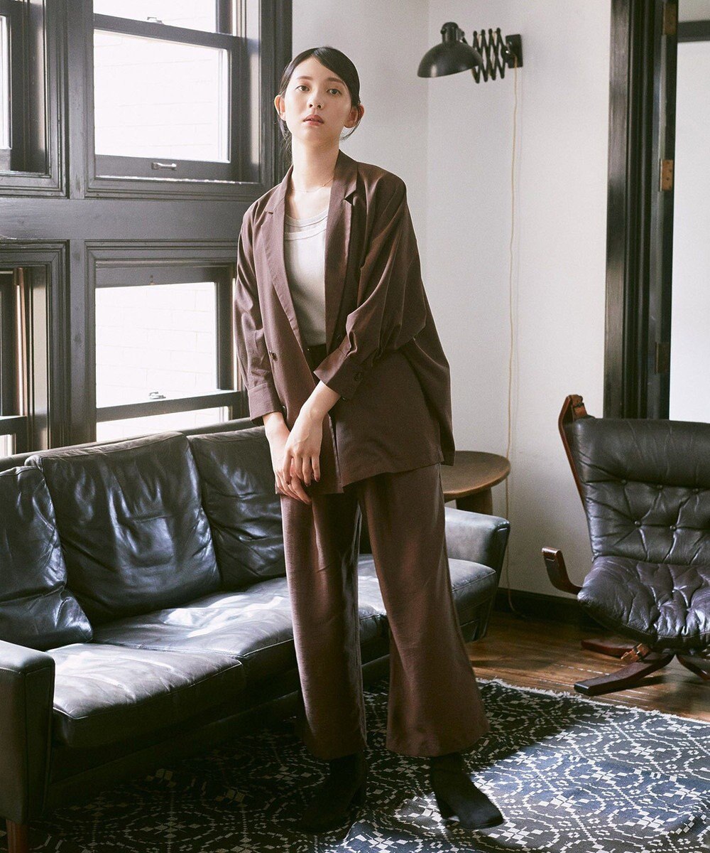 earth music&ecology 配色レイヤードタンクトップ 