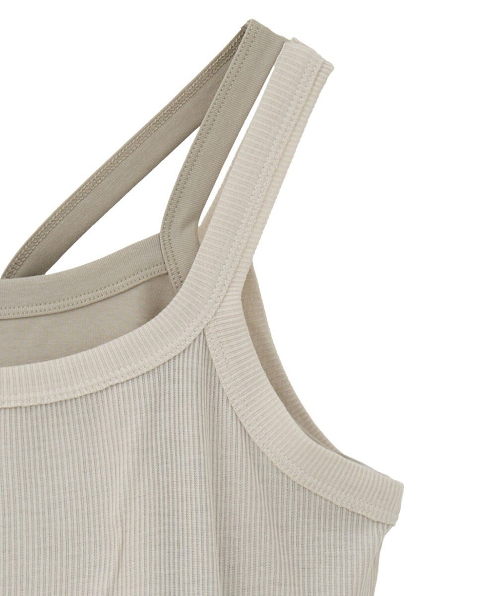 earth music&ecology 配色レイヤードタンクトップ 