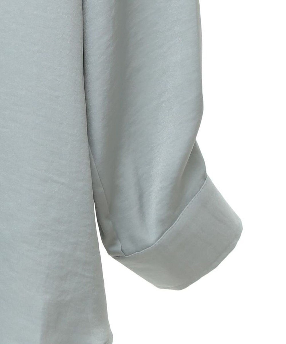 Green Parks ・ＳＵＧＡＲ　ＳＰＯＯＮ　サテンオーバーシャツチュニック 