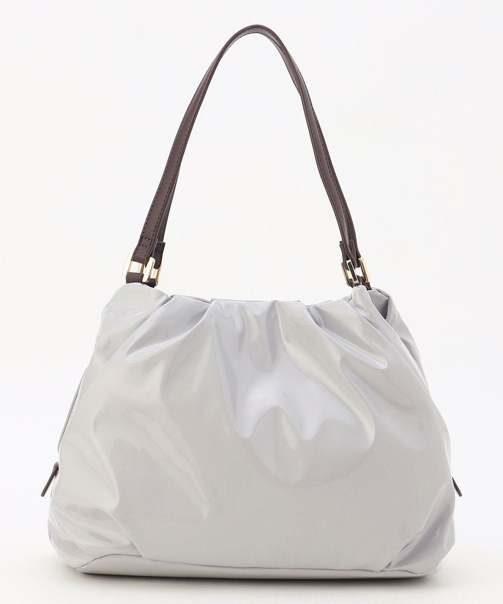 LA BAGAGERIE ソフトエナメル2WAYハンドバッグ Mサイズ 