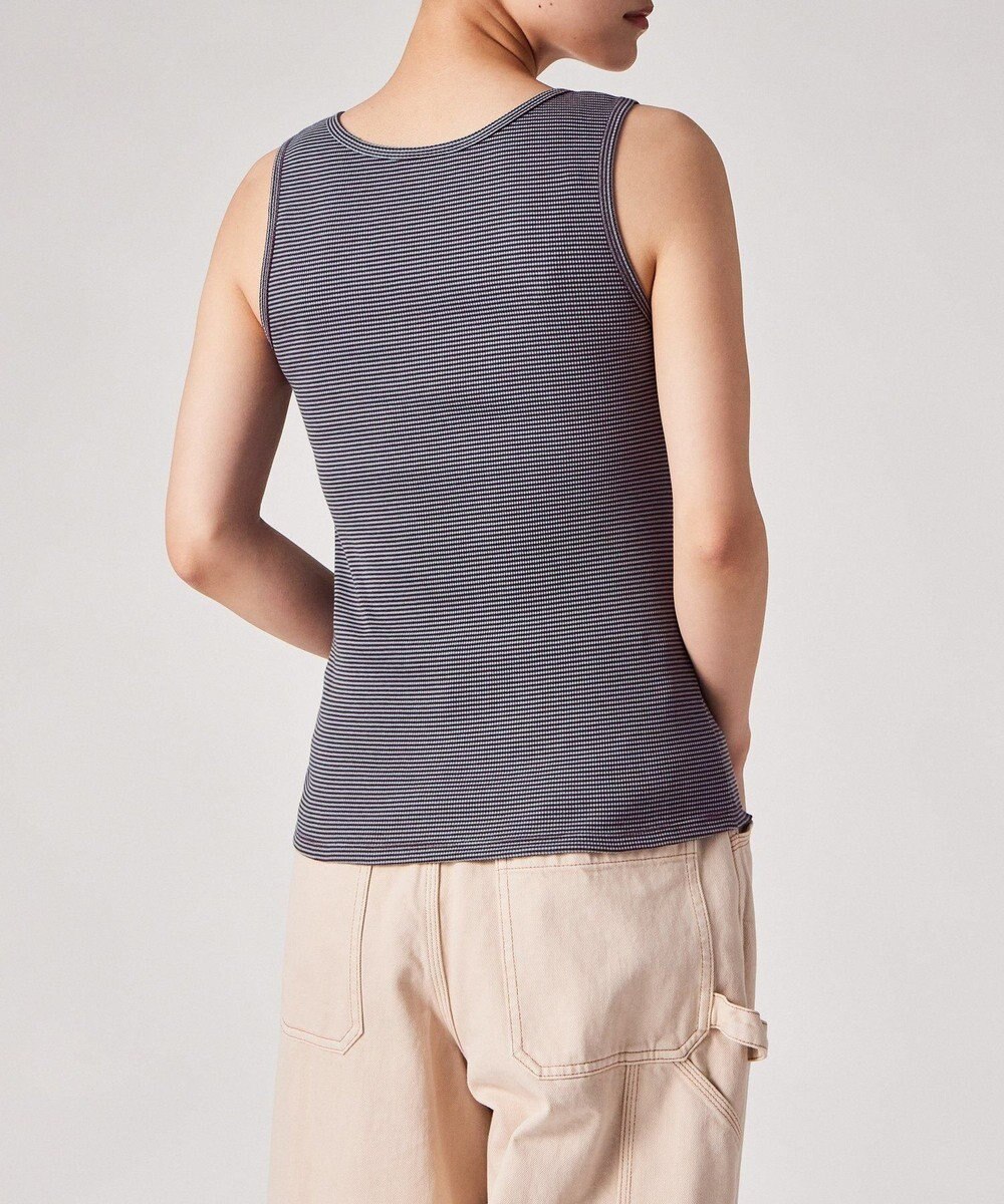 Paul Smith マルチカラーボタン ボーダー タンクトップ 