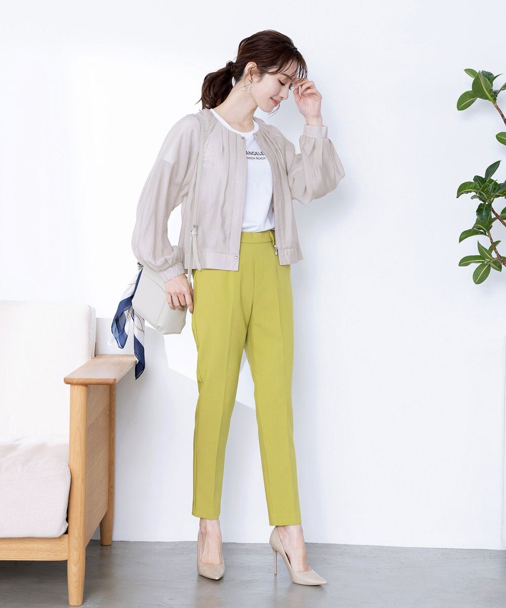 Tiaclasse 【新色追加・洗える】シアーブルゾン 