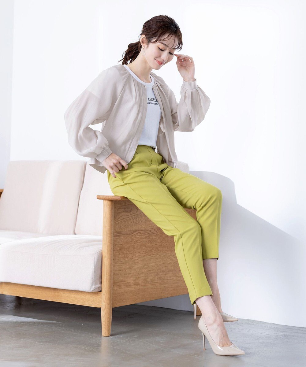 Tiaclasse 【新色追加・洗える】シアーブルゾン 