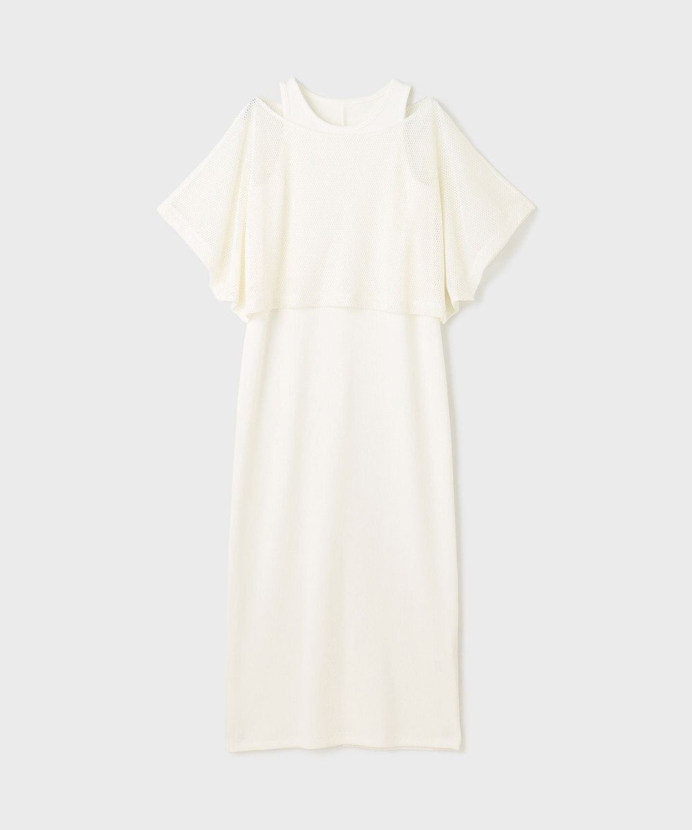 GRACE CONTINENTAL メッシュレイヤードワンピース 