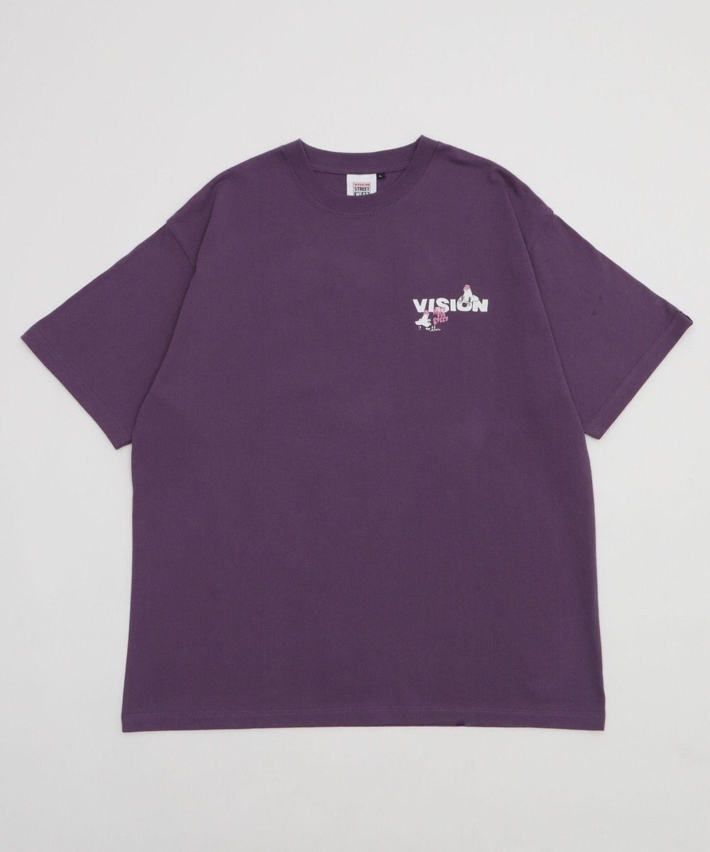 WEGO 【ユニセックス着用ITEM】別注VISIONボックスロゴゴーストスケーターT（SS） 