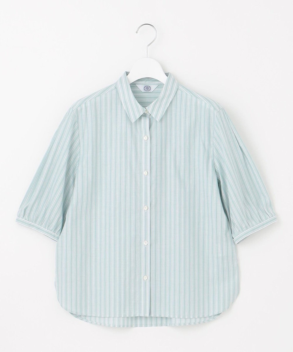 J.PRESS LADIES 【洗える】BEZ 空羽ストライプ シャツ ブラウス 