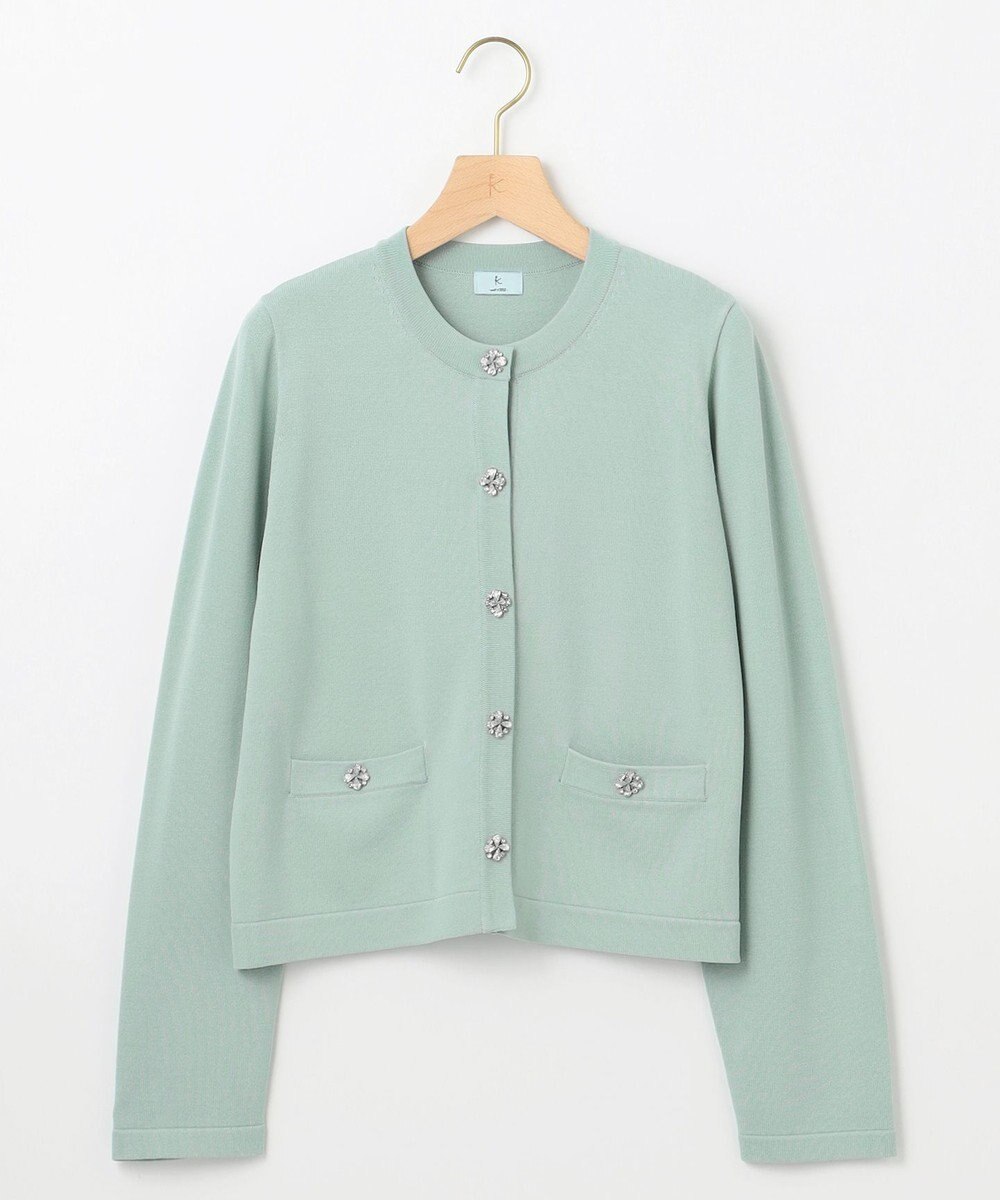 組曲 【WEB限定】ビジューニット ジャケット 