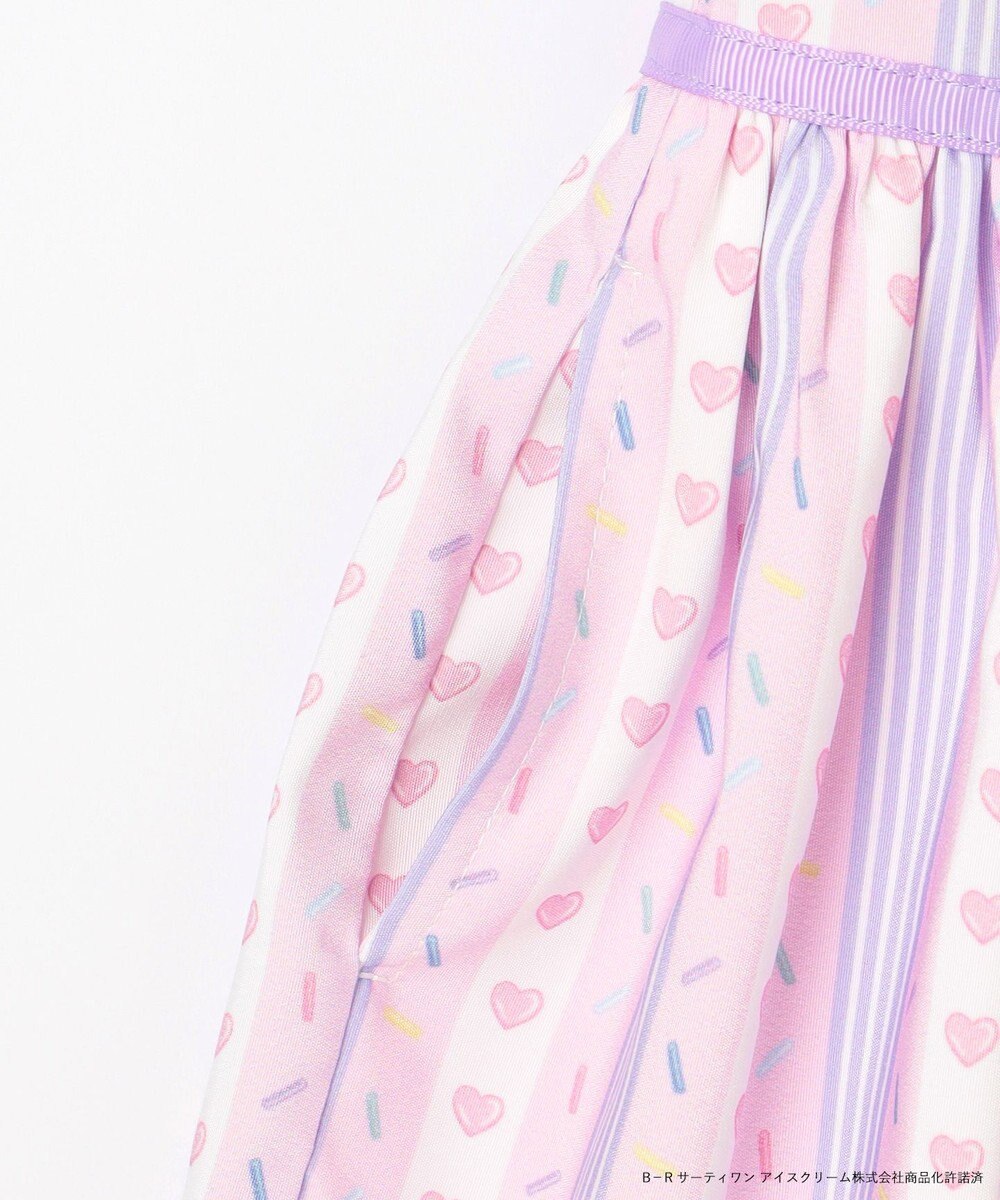 ANY KIDS 【any FAM×サーティワン アイスクリーム】ストライプ ワンピース 