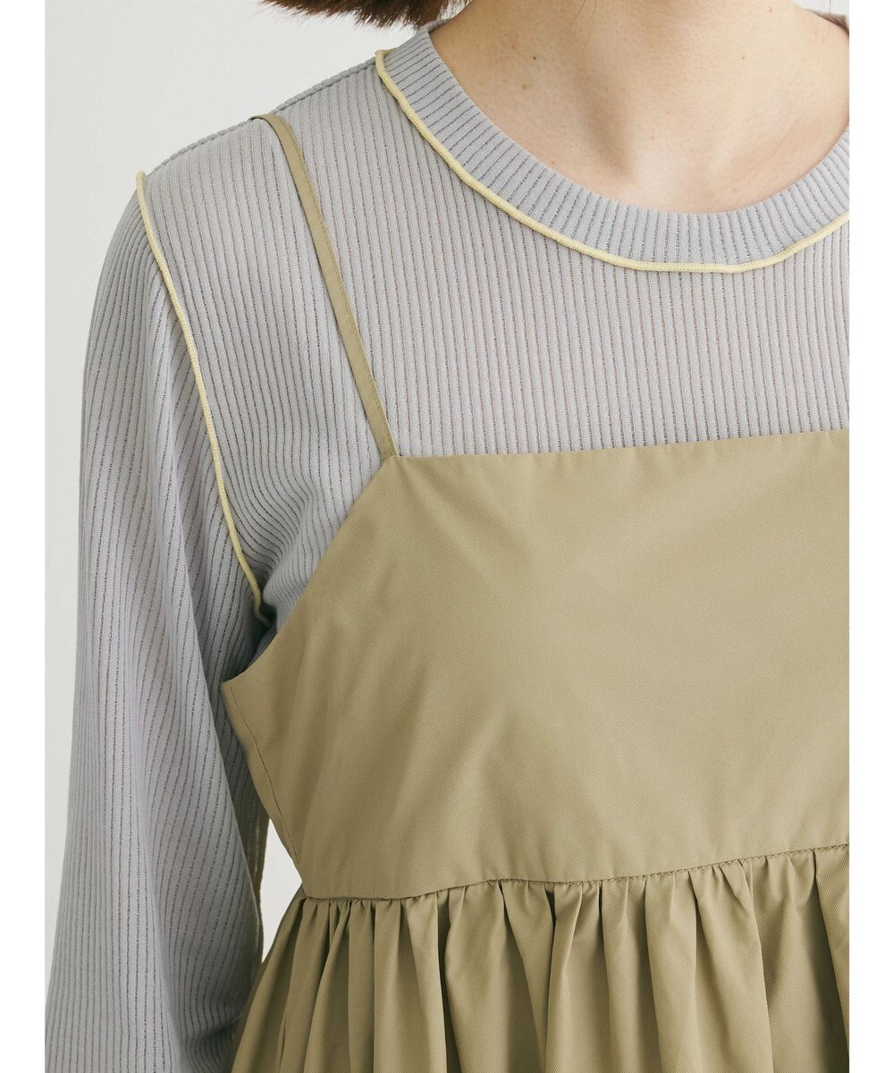 Green Parks ナイロンキャミワンピース 