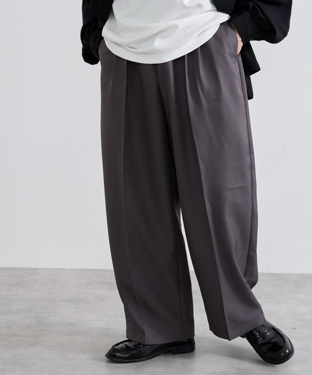 WEGO ワイドストレートスラックス 