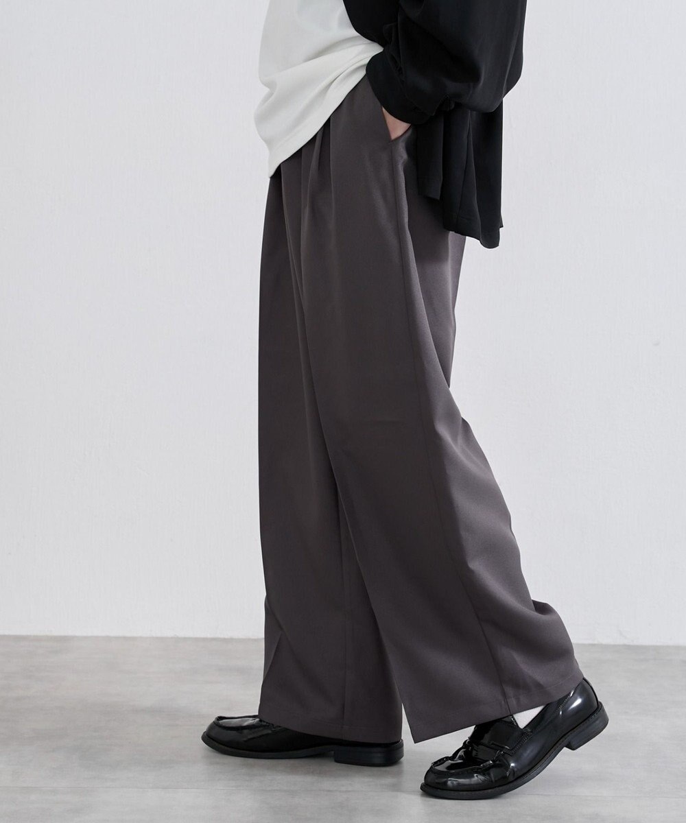 WEGO ワイドストレートスラックス 