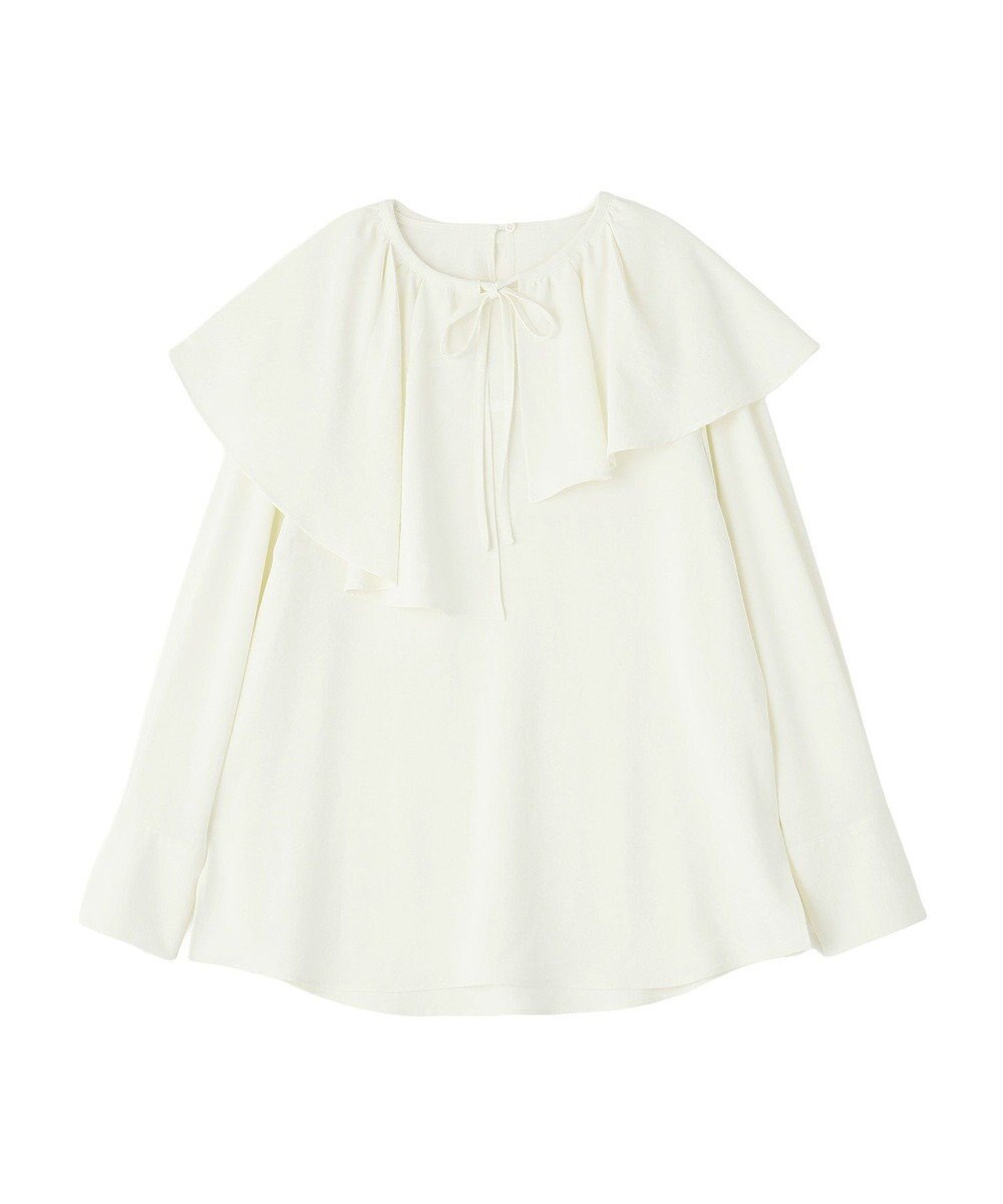 CRAFT STANDARD BOUTIQUE ＜セレモニー＞着脱可能/2WAYフリルカラーブラウス 