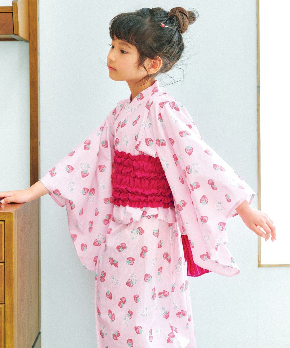 ANY KIDS 【洗濯機可能/簡単着付け】2WAY セパレート浴衣セット 