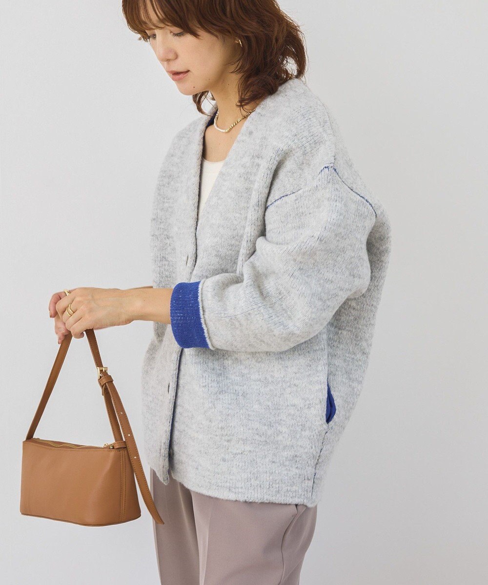 AMERICAN HOLIC ＶネックＷフェイスニットカーディガン 