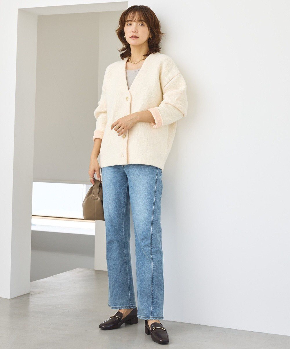 AMERICAN HOLIC ＶネックＷフェイスニットカーディガン 