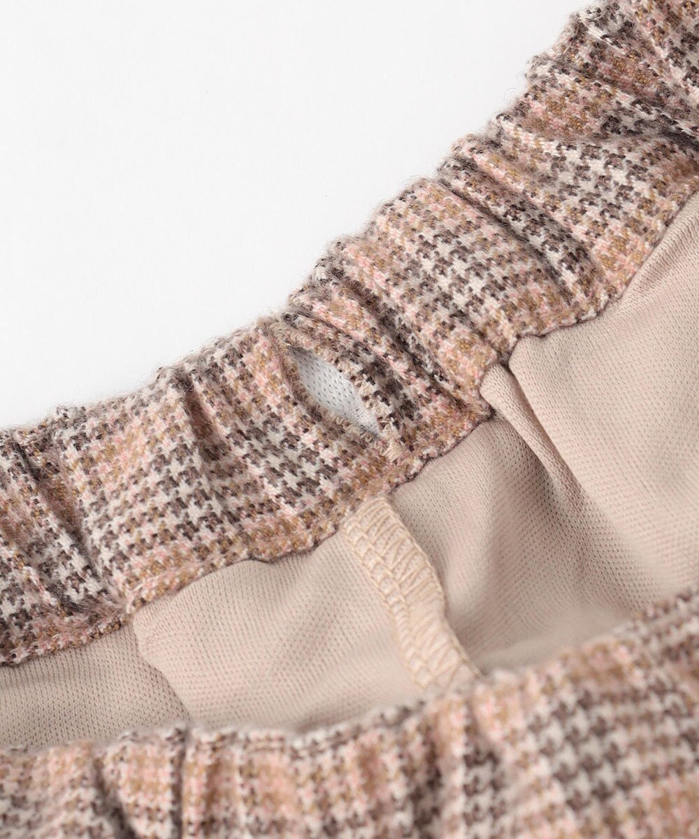 ANY KIDS リボン×チェック プリーツスカパン 