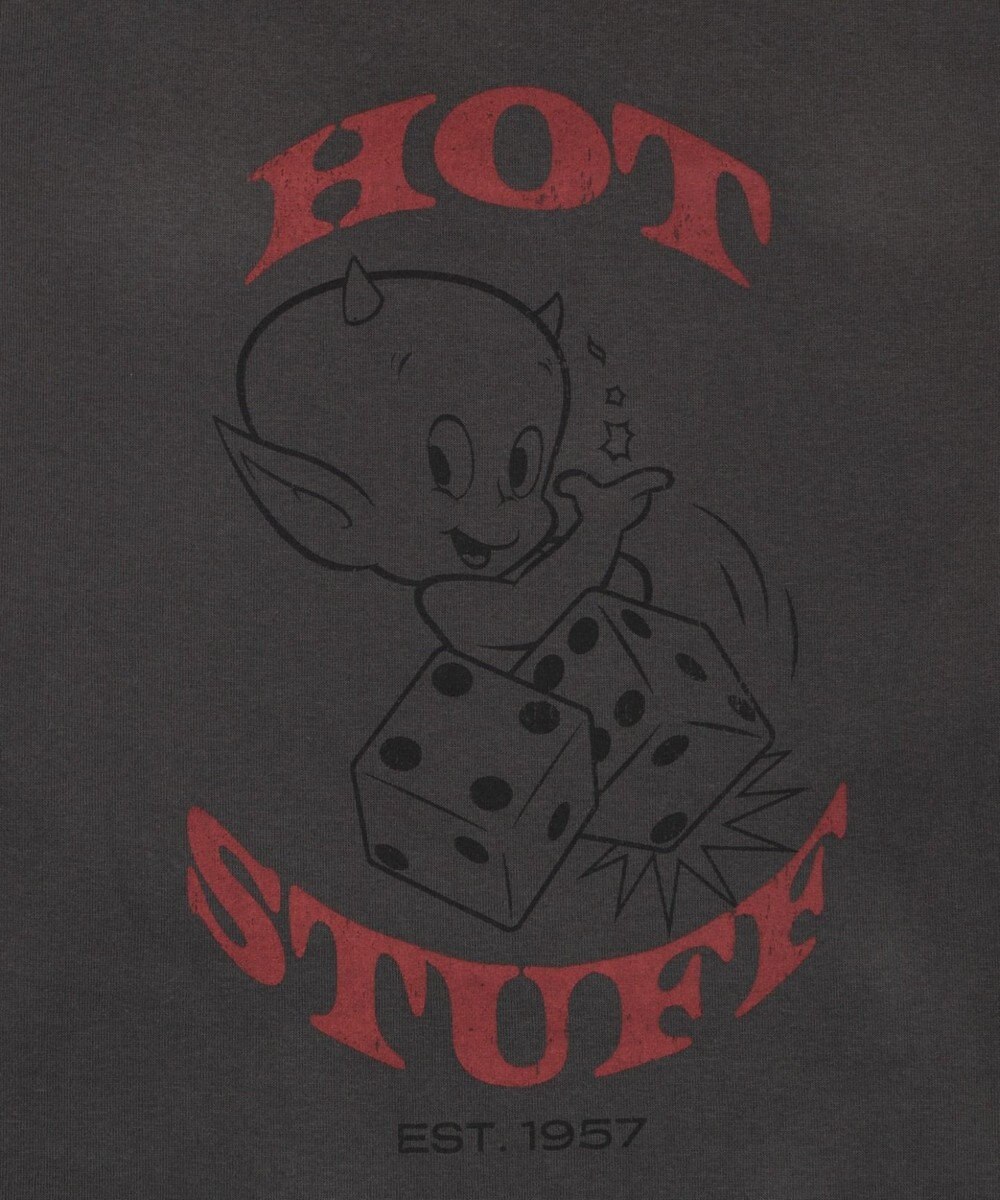 WEGO 【ユニセックス着用ITEM/裏起毛】HOTSTUFFグラフィックプルオーバー 