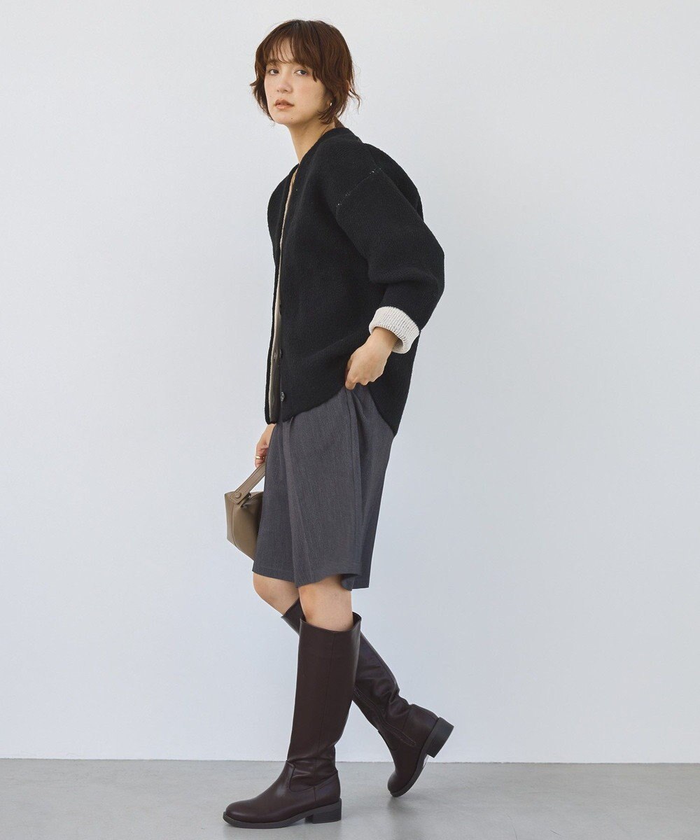 AMERICAN HOLIC ＶネックＷフェイスニットカーディガン 